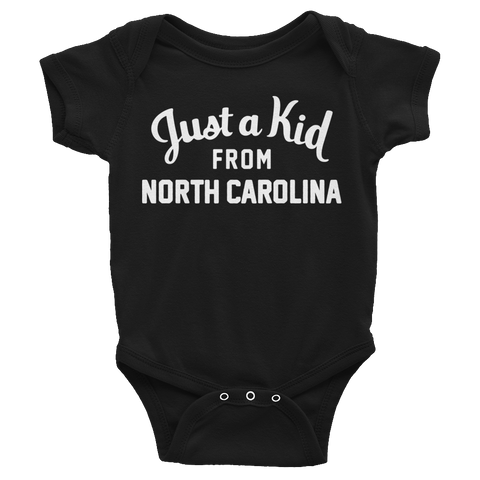 North Carolina Onesie | Just a Kid from North Carolina