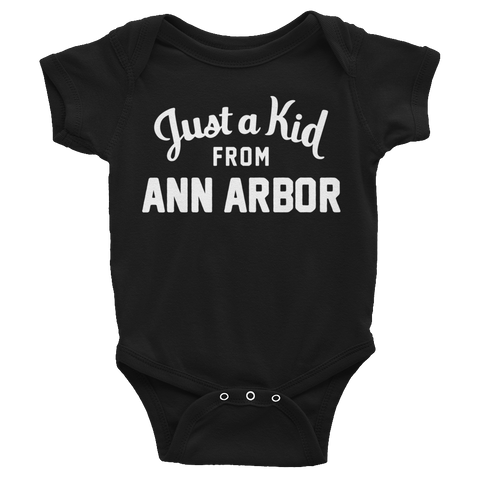 Ann Arbor Onesie | Just a Kid from Ann Arbor