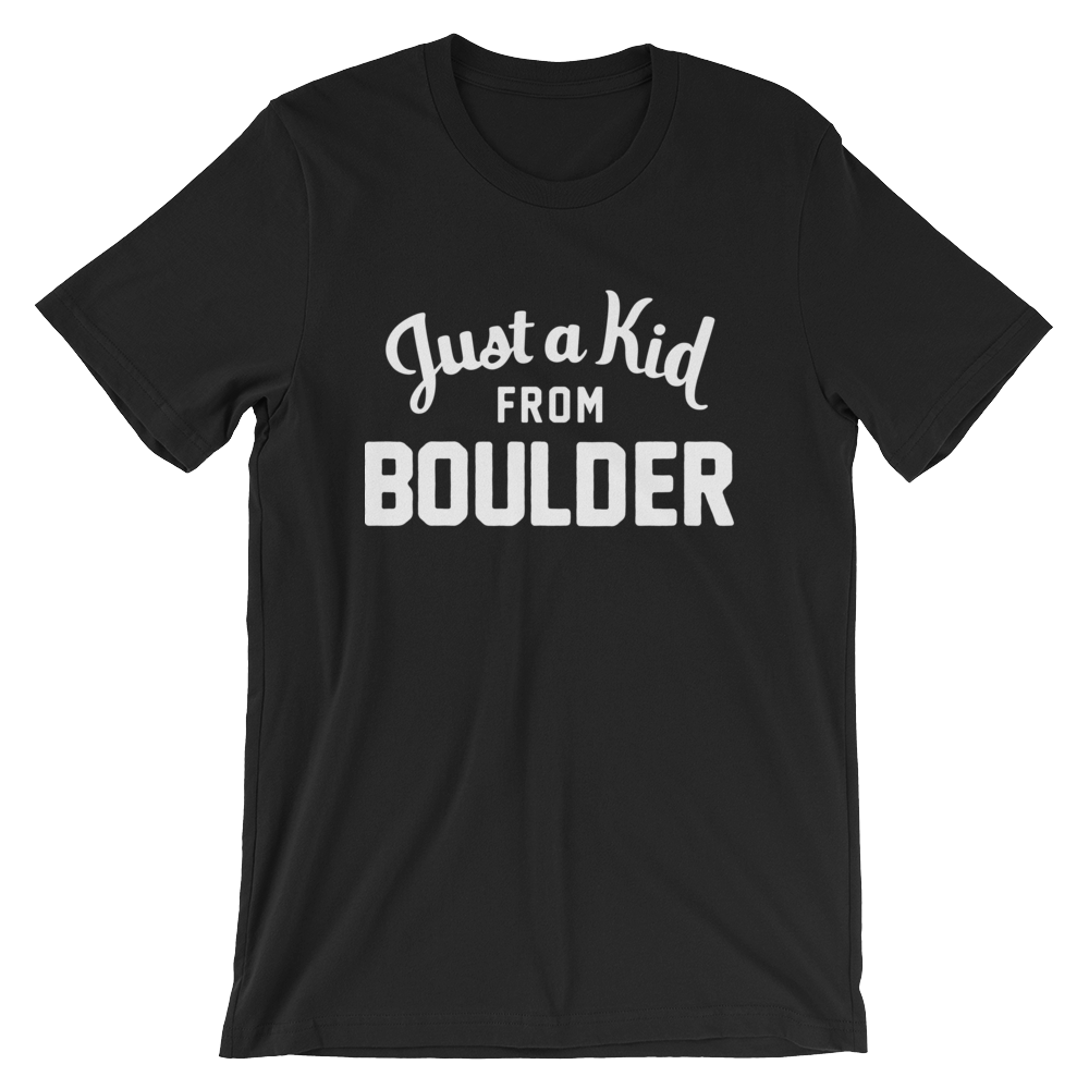 Boulder T-Shirt | Just a Kid from Boulder