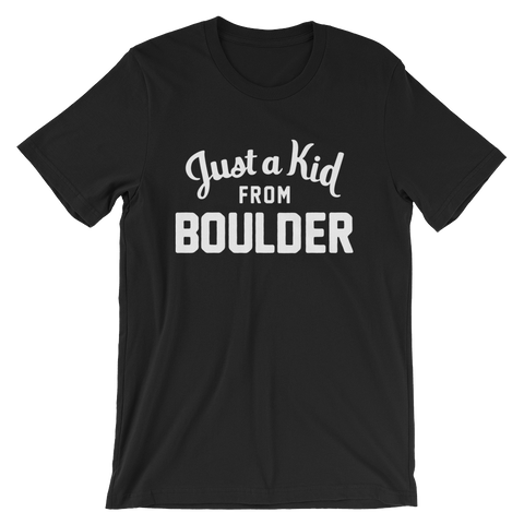 Boulder T-Shirt | Just a Kid from Boulder