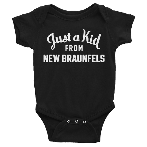 New Braunfels Onesie | Just a Kid from New Braunfels