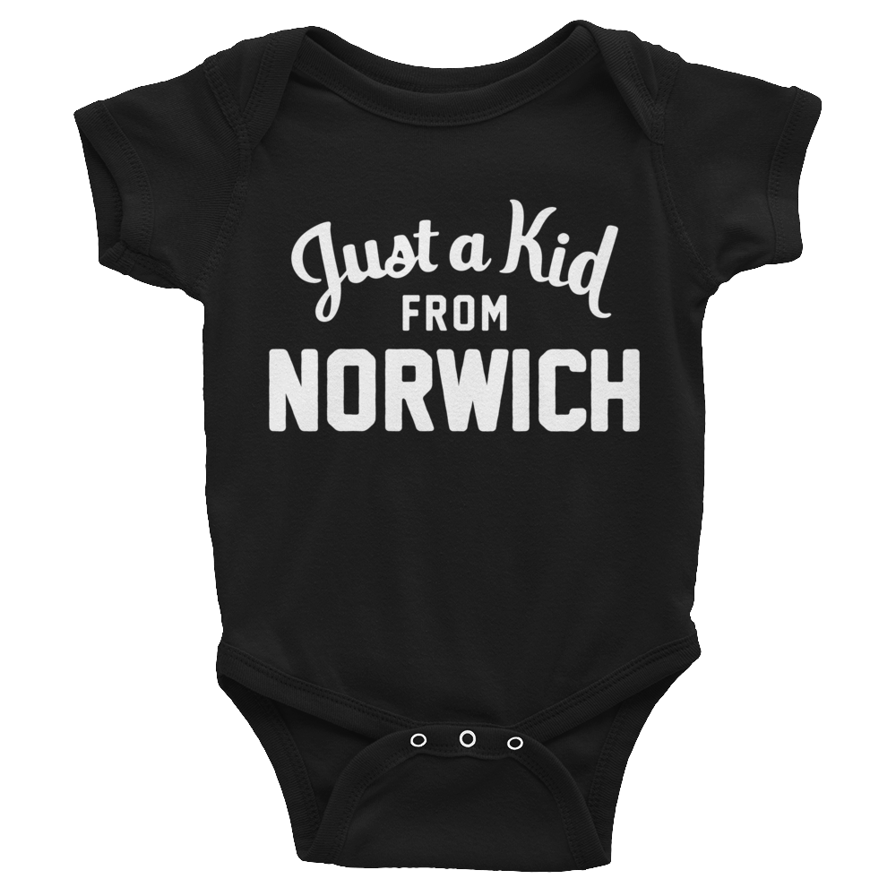 Norwich Onesie | Just a Kid from Norwich