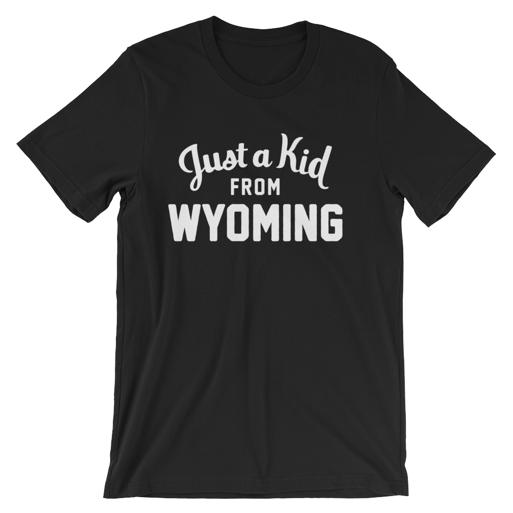 Wyoming T-Shirt | Just a Kid from Wyoming