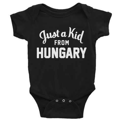 Hungary Onesie | Just a Kid from Hungary