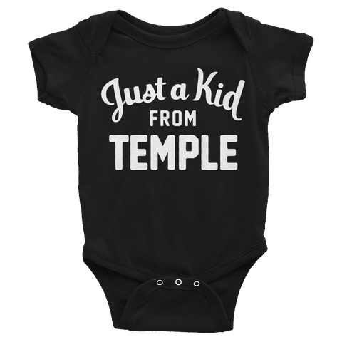 Temple Onesie | Just a Kid from Temple