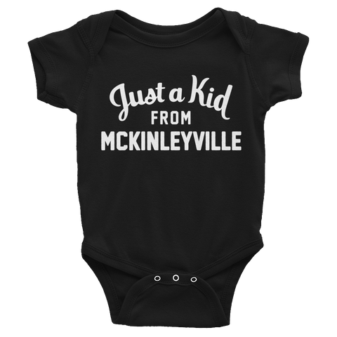 Mckinleyville Onesie | Just a Kid from Mckinleyville