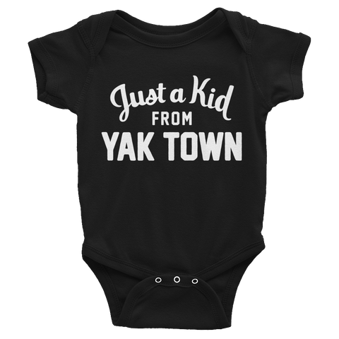 Yak Town Onesie | Just a Kid from Yak Town