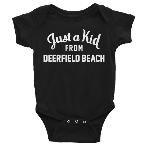 Deerfield Beach Onesie | Just a Kid from Deerfield Beach