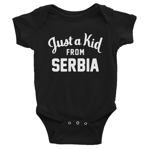 Serbia Onesie | Just a Kid from Serbia