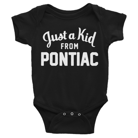 Pontiac Onesie | Just a Kid from Pontiac