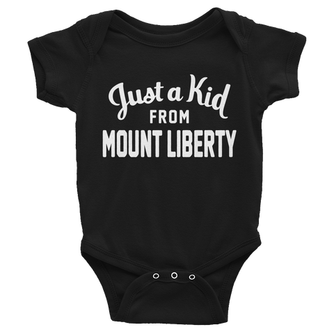 Mount Liberty Onesie | Just a Kid from Mount Liberty