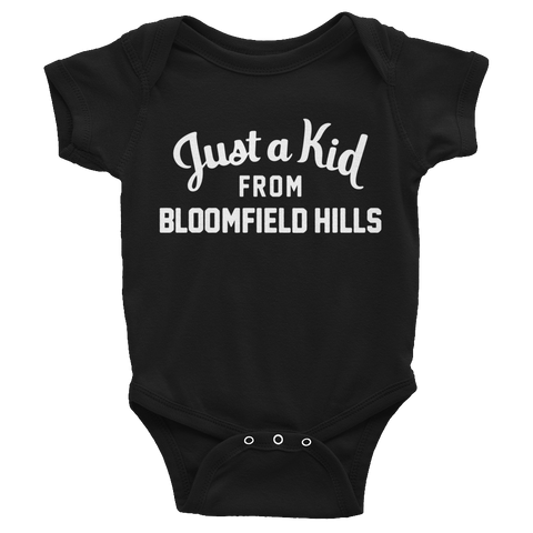 Bloomfield Hills Onesie | Just a Kid from Bloomfield Hills