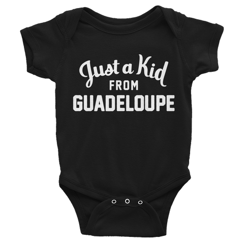 Guadeloupe Onesie | Just a Kid from Guadeloupe