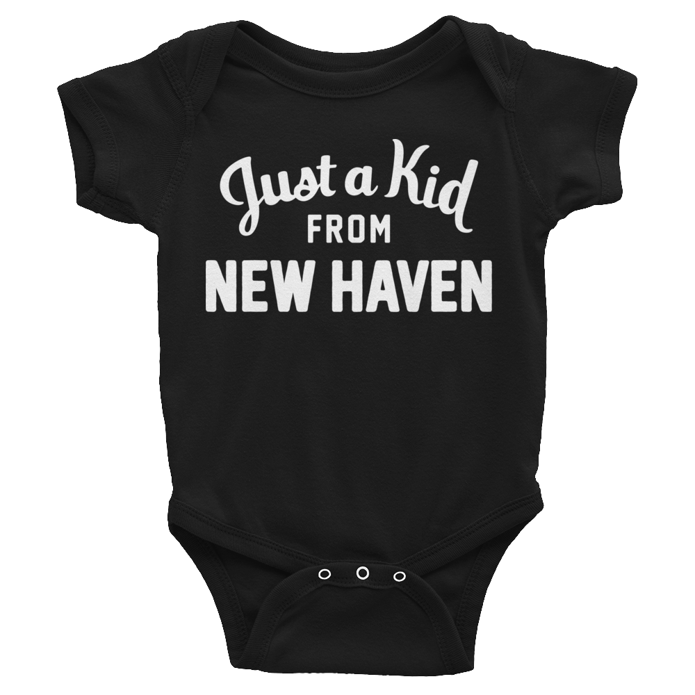 New Haven Onesie | Just a Kid from New Haven