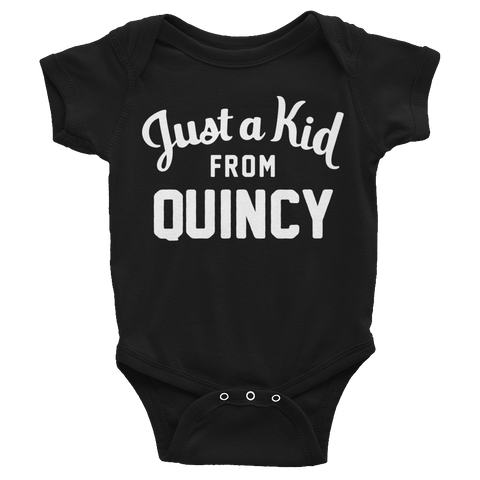 Quincy Onesie | Just a Kid from Quincy