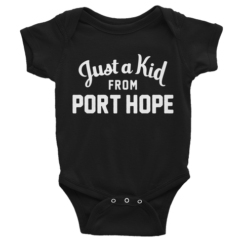 Port Hope Onesie | Just a Kid from Port Hope