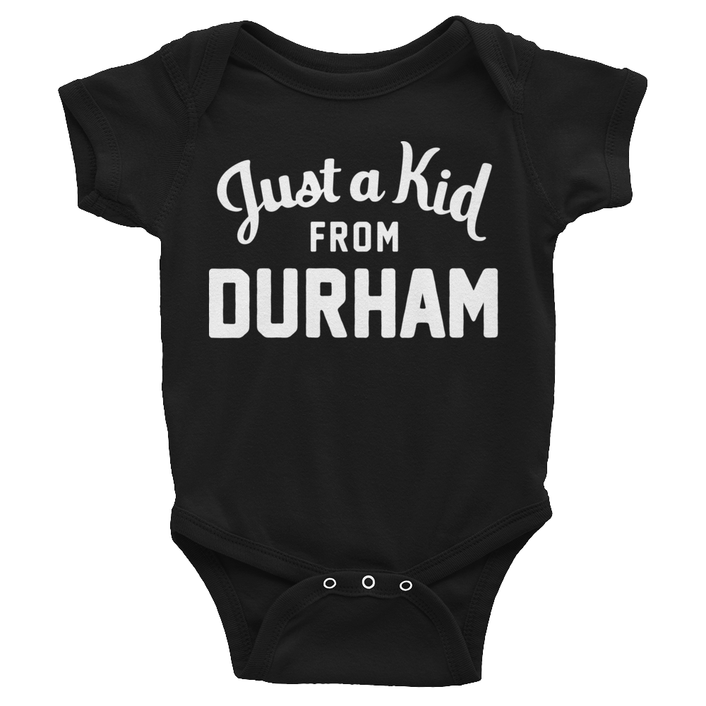 Durham Onesie | Just a Kid from Durham