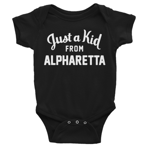 Alpharetta Onesie | Just a Kid from Alpharetta