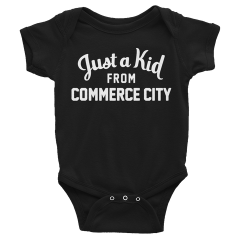 Commerce City Onesie | Just a Kid from Commerce City