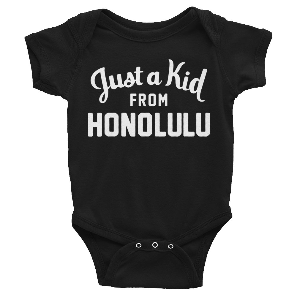 Honolulu Onesie | Just a Kid from Honolulu