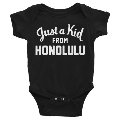 Honolulu Onesie | Just a Kid from Honolulu