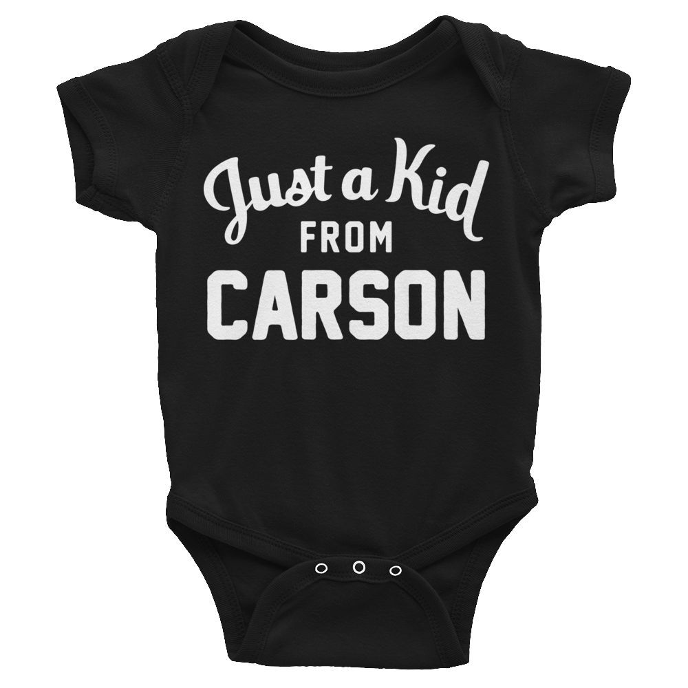 Carson Onesie | Just a Kid from Carson