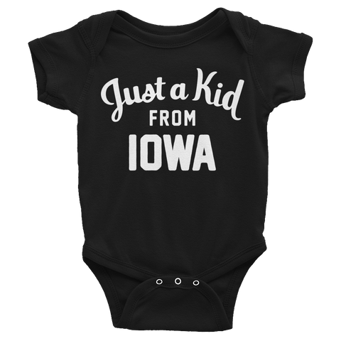 Iowa Onesie | Just a Kid from Iowa