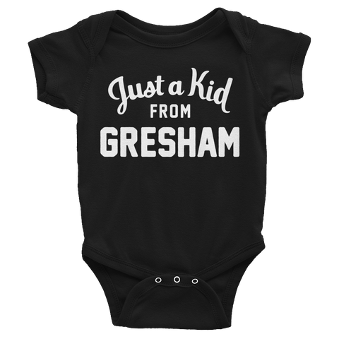 Gresham Onesie | Just a Kid from Gresham