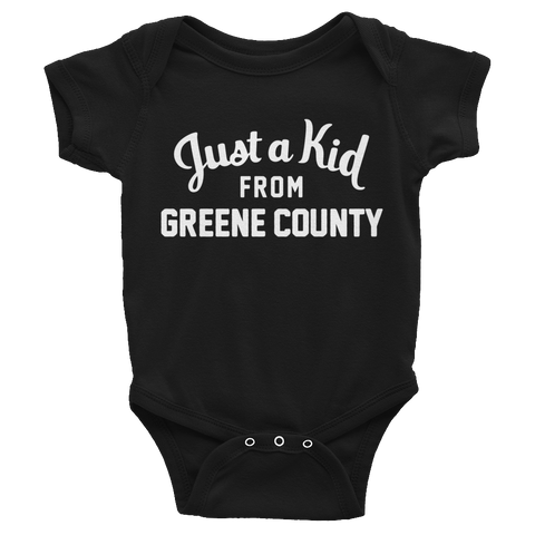 Greene County Onesie | Just a Kid from Greene County