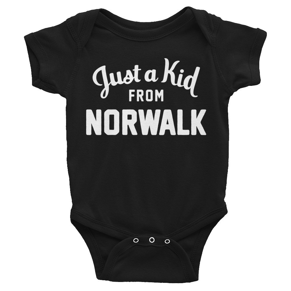 Norwalk Onesie | Just a Kid from Norwalk