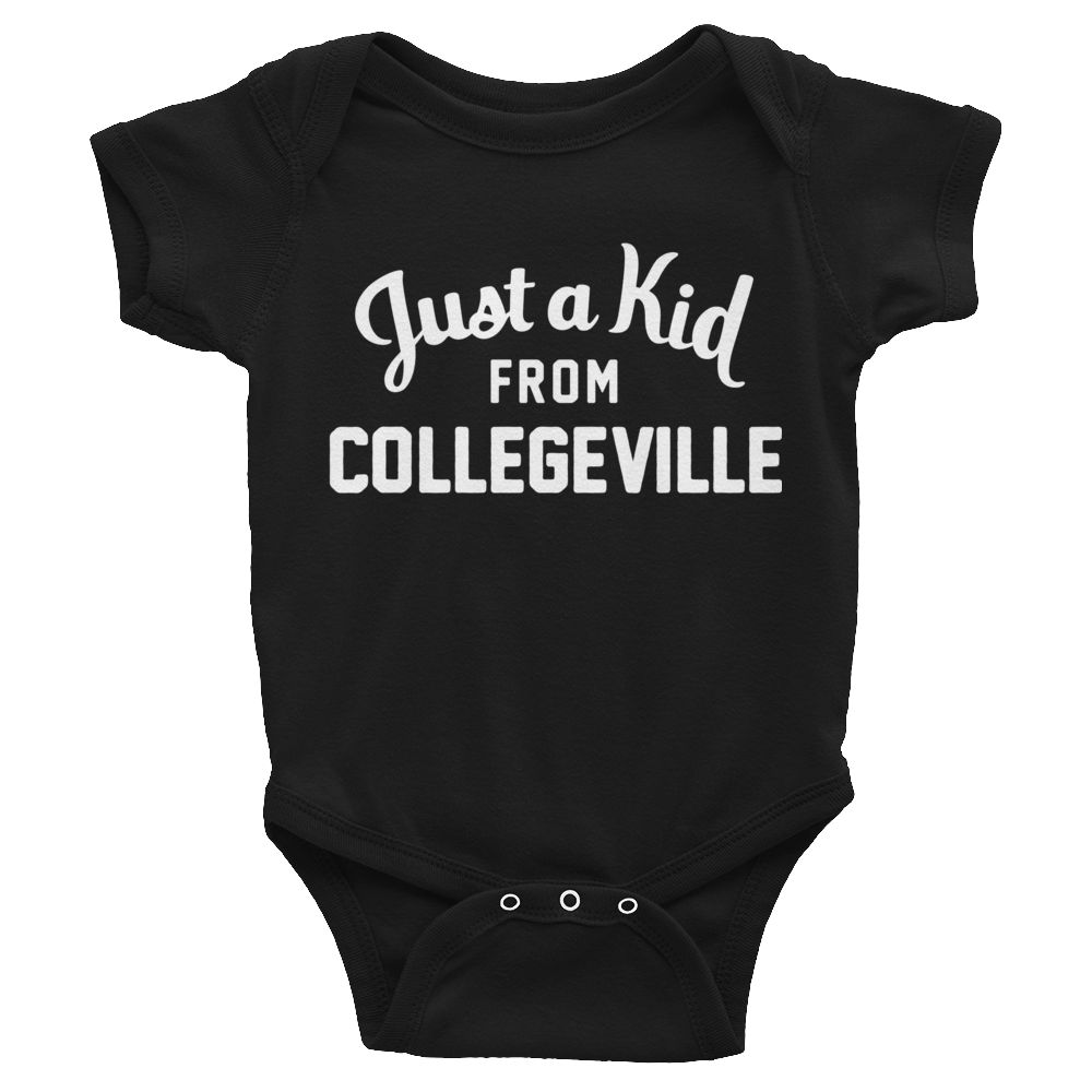 Collegeville Onesie | Just a Kid from Collegeville