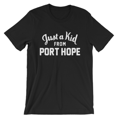 Port Hope T-Shirt | Just a Kid from Port Hope