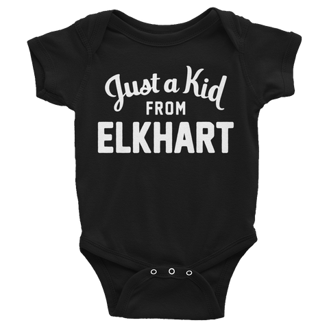 Elkhart Onesie | Just a Kid from Elkhart