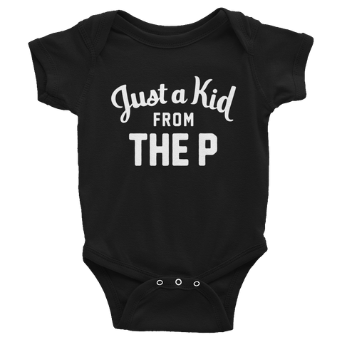The P Onesie | Just a Kid from The P