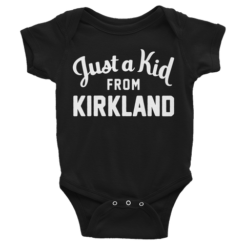 Kirkland Onesie | Just a Kid from Kirkland