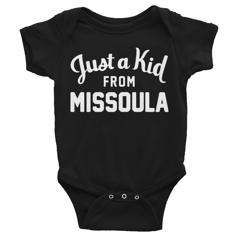 Missoula Onesie | Just a Kid from Missoula
