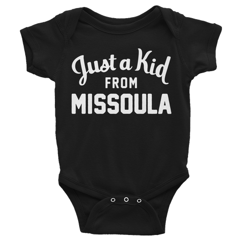 Missoula Onesie | Just a Kid from Missoula