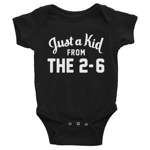 The 2-6 Onesie | Just a Kid from The 2-6