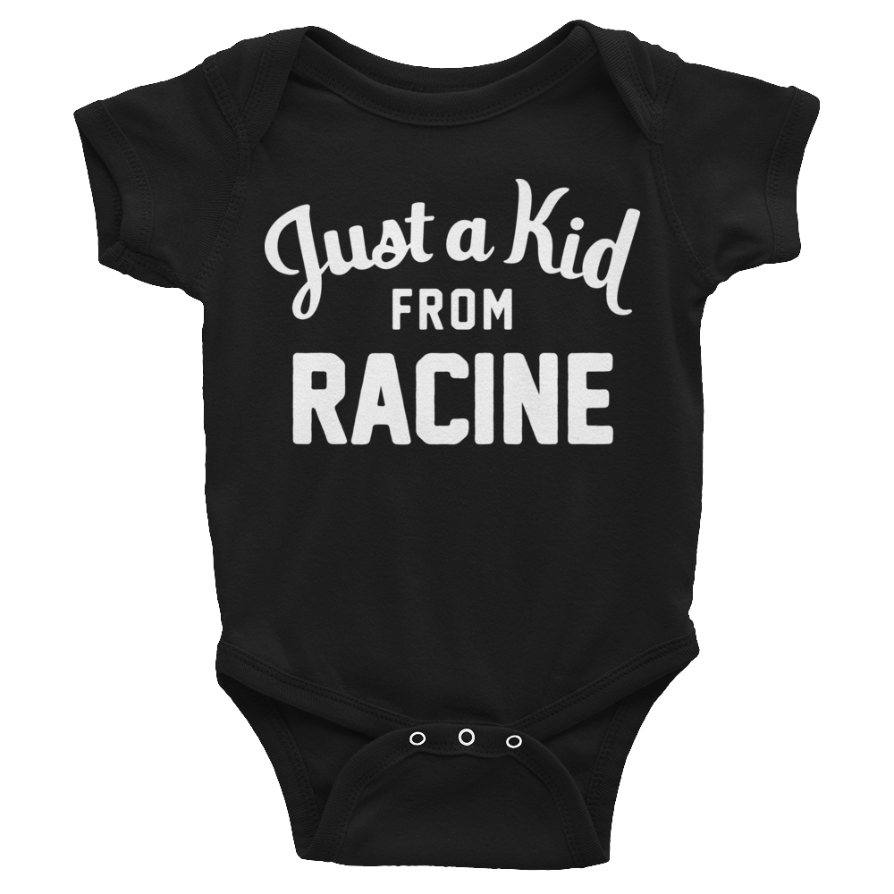 Racine Onesie | Just a Kid from Racine