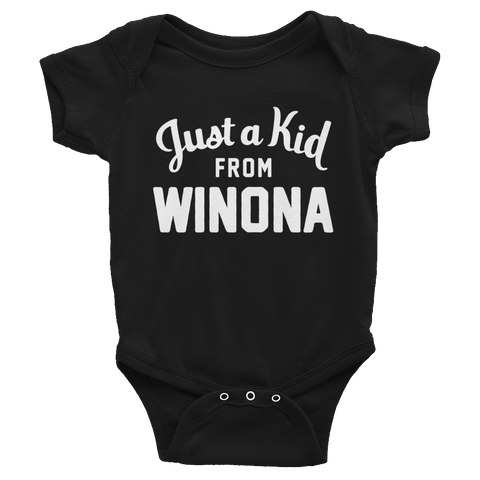 Winona Onesie | Just a Kid from Winona