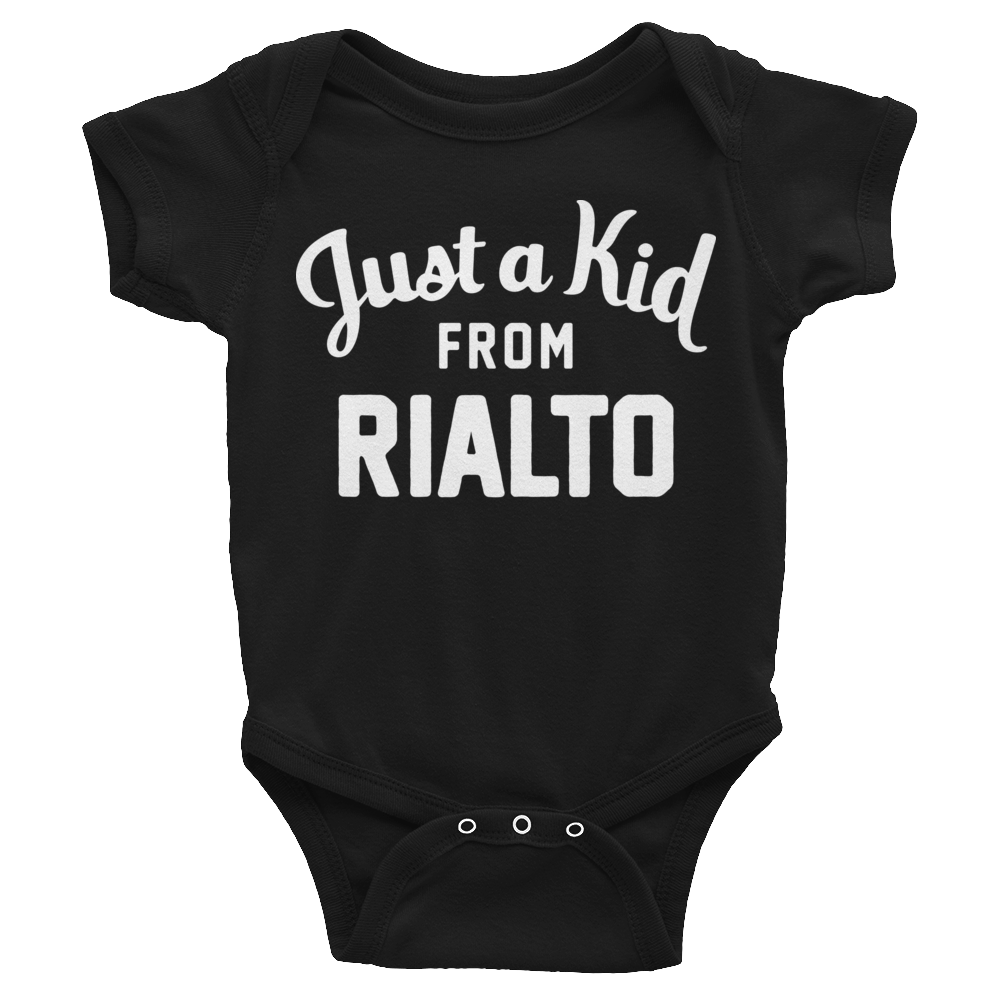 Rialto Onesie | Just a Kid from Rialto