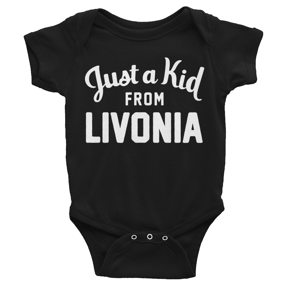 Livonia Onesie | Just a Kid from Livonia