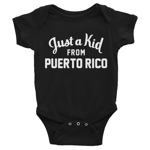 Puerto Rico Onesie | Just a Kid from Puerto Rico