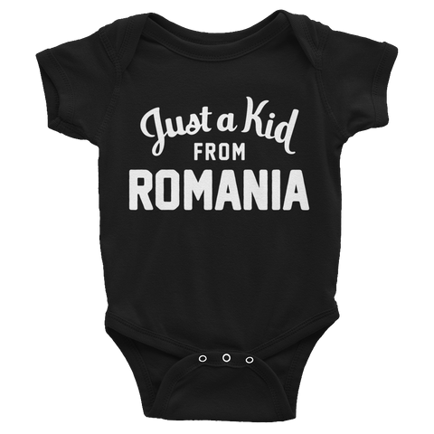 Romania Onesie | Just a Kid from Romania