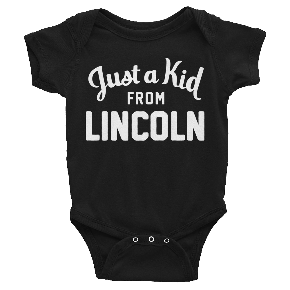 Lincoln Onesie | Just a Kid from Lincoln