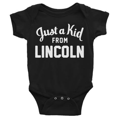 Lincoln Onesie | Just a Kid from Lincoln