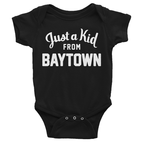 Baytown Onesie | Just a Kid from Baytown