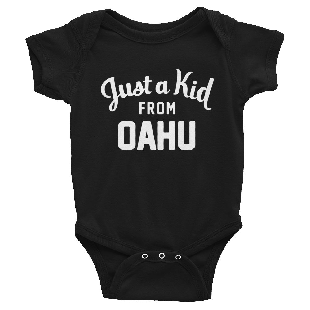 Oahu Onesie | Just a Kid from Oahu