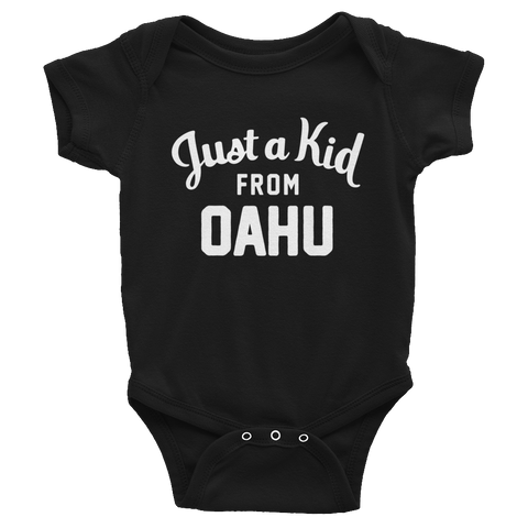 Oahu Onesie | Just a Kid from Oahu