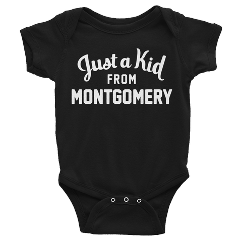 Montgomery Onesie | Just a Kid from Montgomery